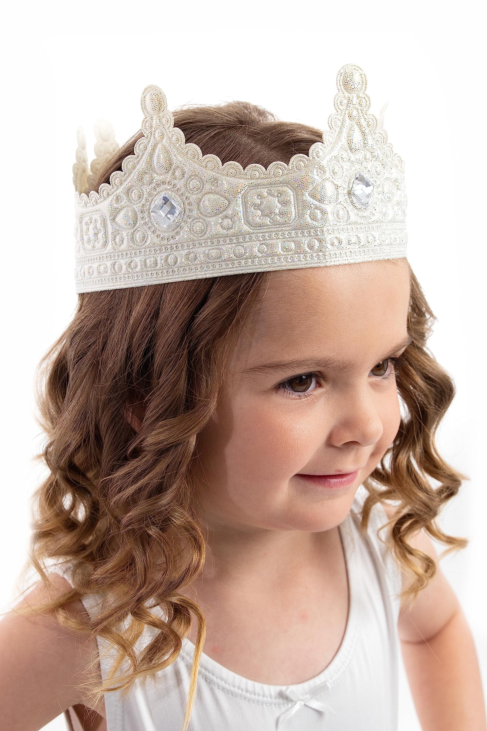 Foto 3 pulgar | Accesorio De Disfraz Little Adventures Princess Crown Silver - Venta Internacional.