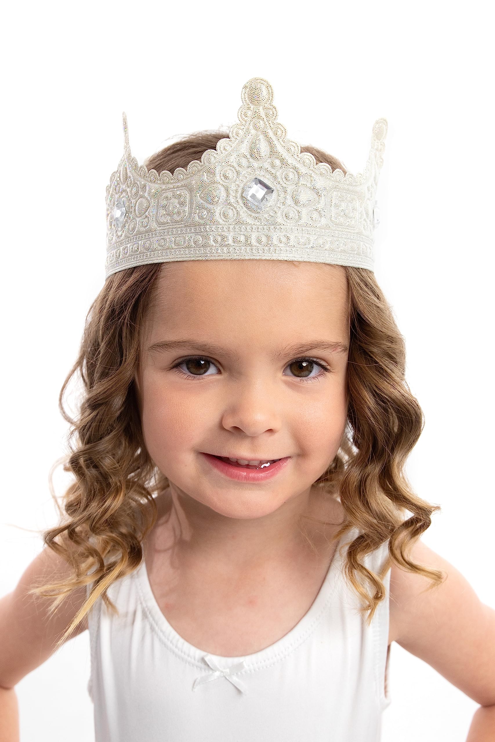 Foto 4 pulgar | Accesorio De Disfraz Little Adventures Princess Crown Silver - Venta Internacional.