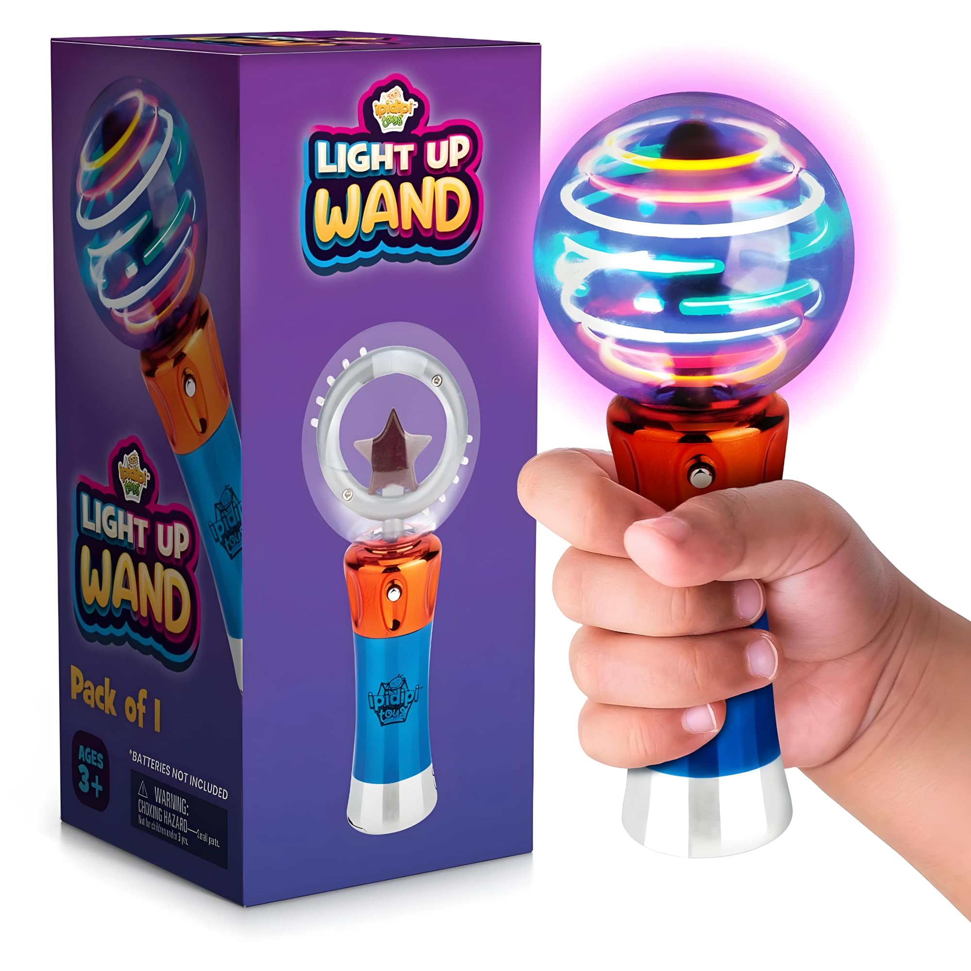 Foto 2 pulgar | Spinning Light Up Wand Ipidipi Toys para Niños  - Venta Internacional