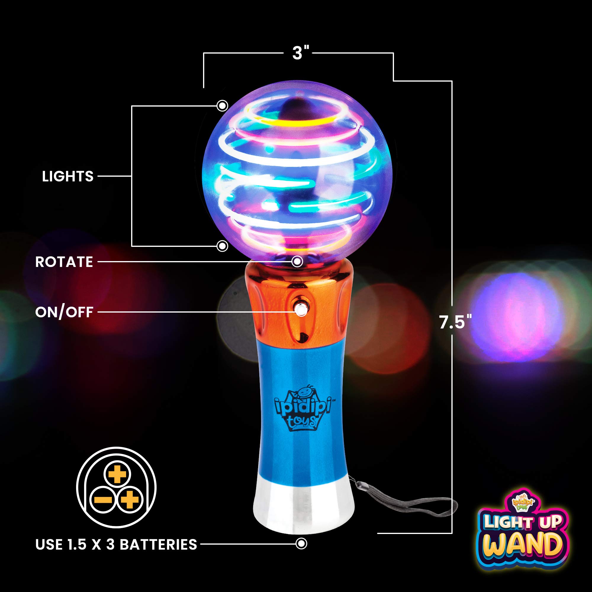 Foto 2 | Spinning Light Up Wand Ipidipi Toys para Niños  - Venta Internacional