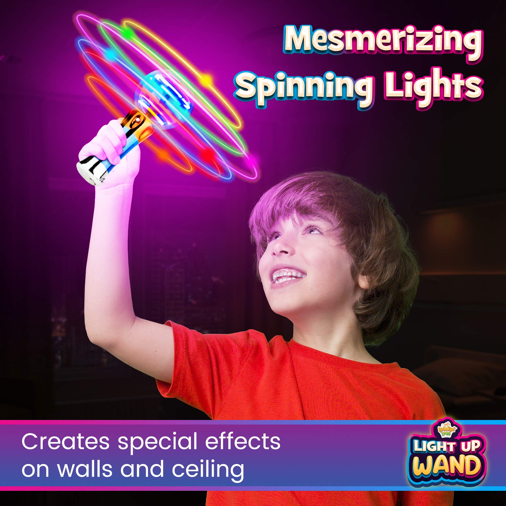 Foto 4 pulgar | Spinning Light Up Wand Ipidipi Toys para Niños  - Venta Internacional