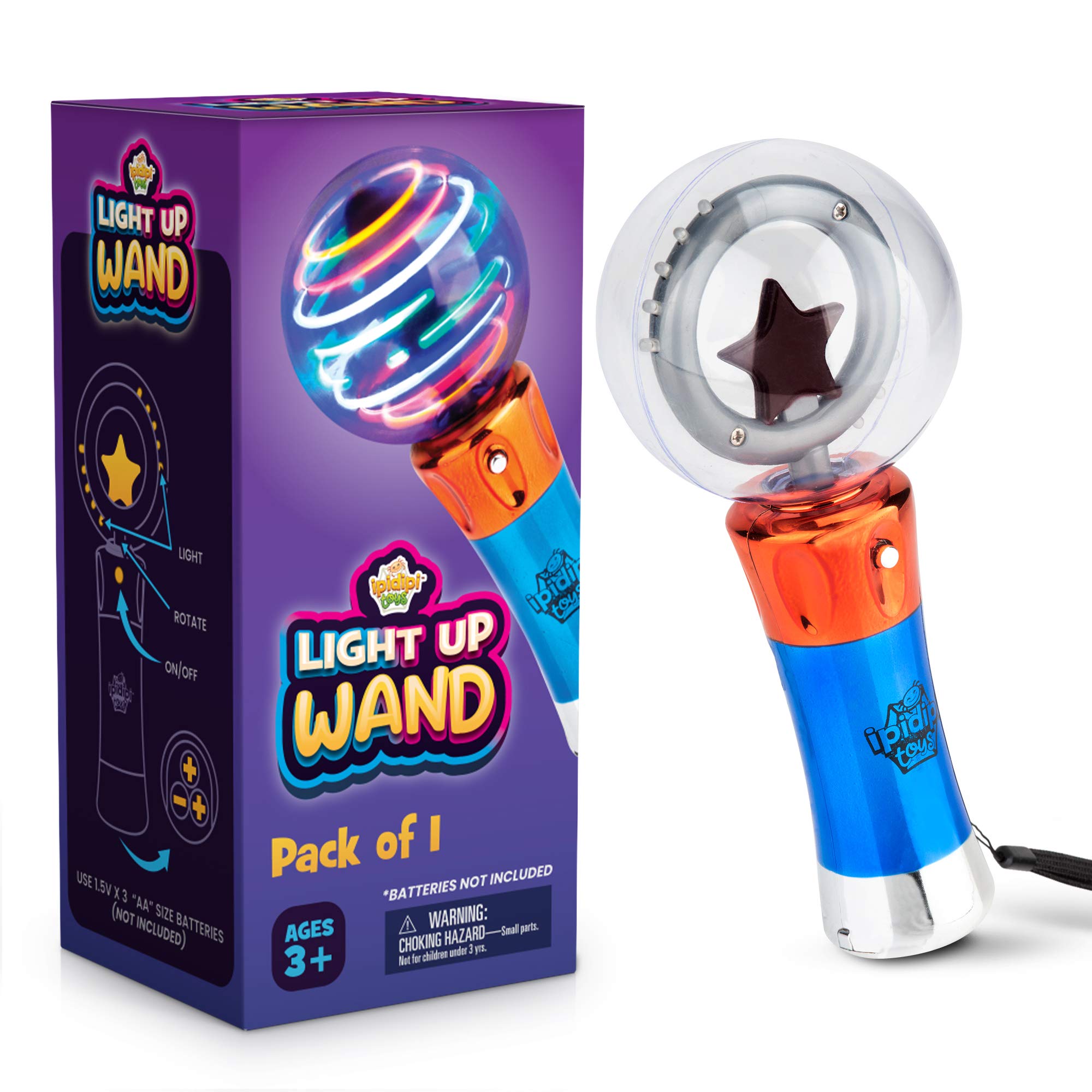 Foto 8 pulgar | Spinning Light Up Wand Ipidipi Toys para Niños  - Venta Internacional