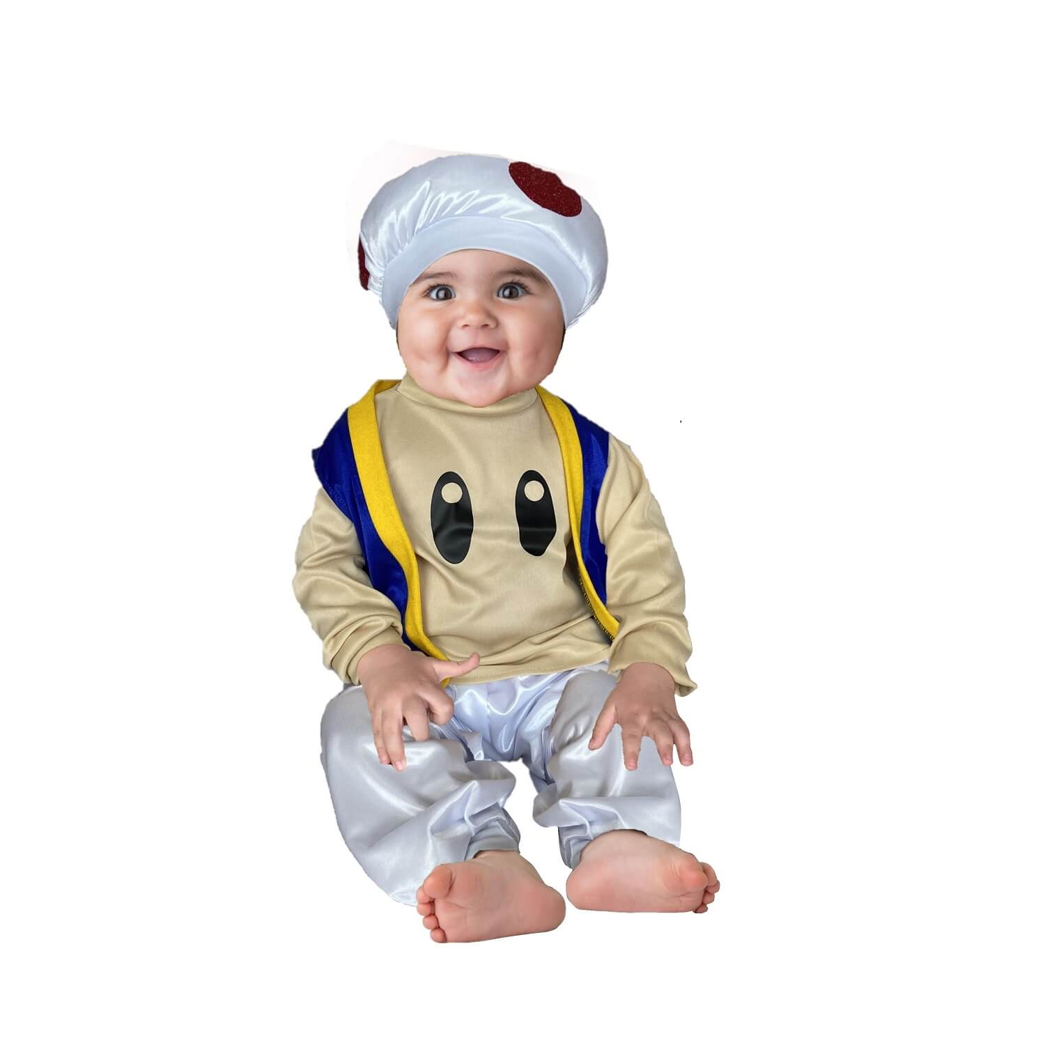 Foto 2 pulgar | Cosplay - Disfraz de Hongo - para Bebé, Niñas Y Niños - Personajes Mario Luigi Honguito
