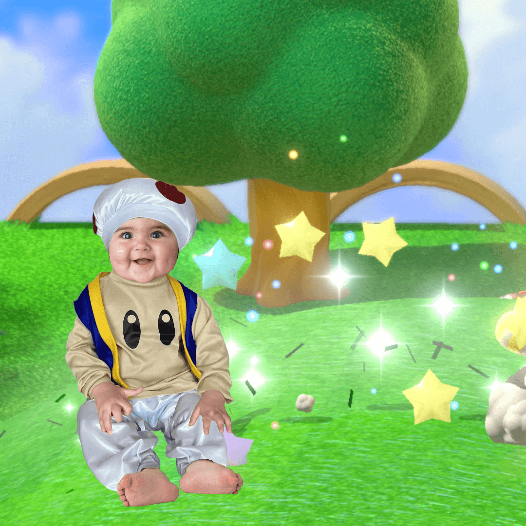 Foto 2 | Cosplay - Disfraz de Hongo - para Bebé, Niñas Y Niños - Personajes Mario Luigi Honguito