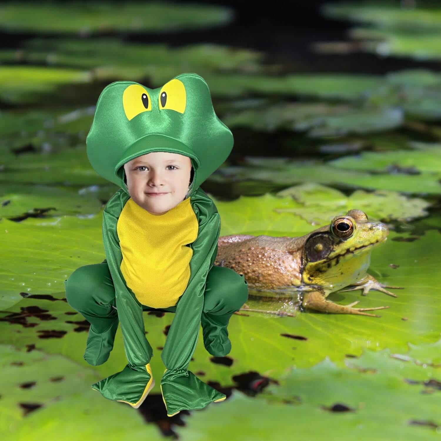 Foto 3 pulgar | Disfraz De Rana Para Niñas Y Niños -  Traje De Sapito - Disfraces De Animales De La Primavera - Vestuario De sapo