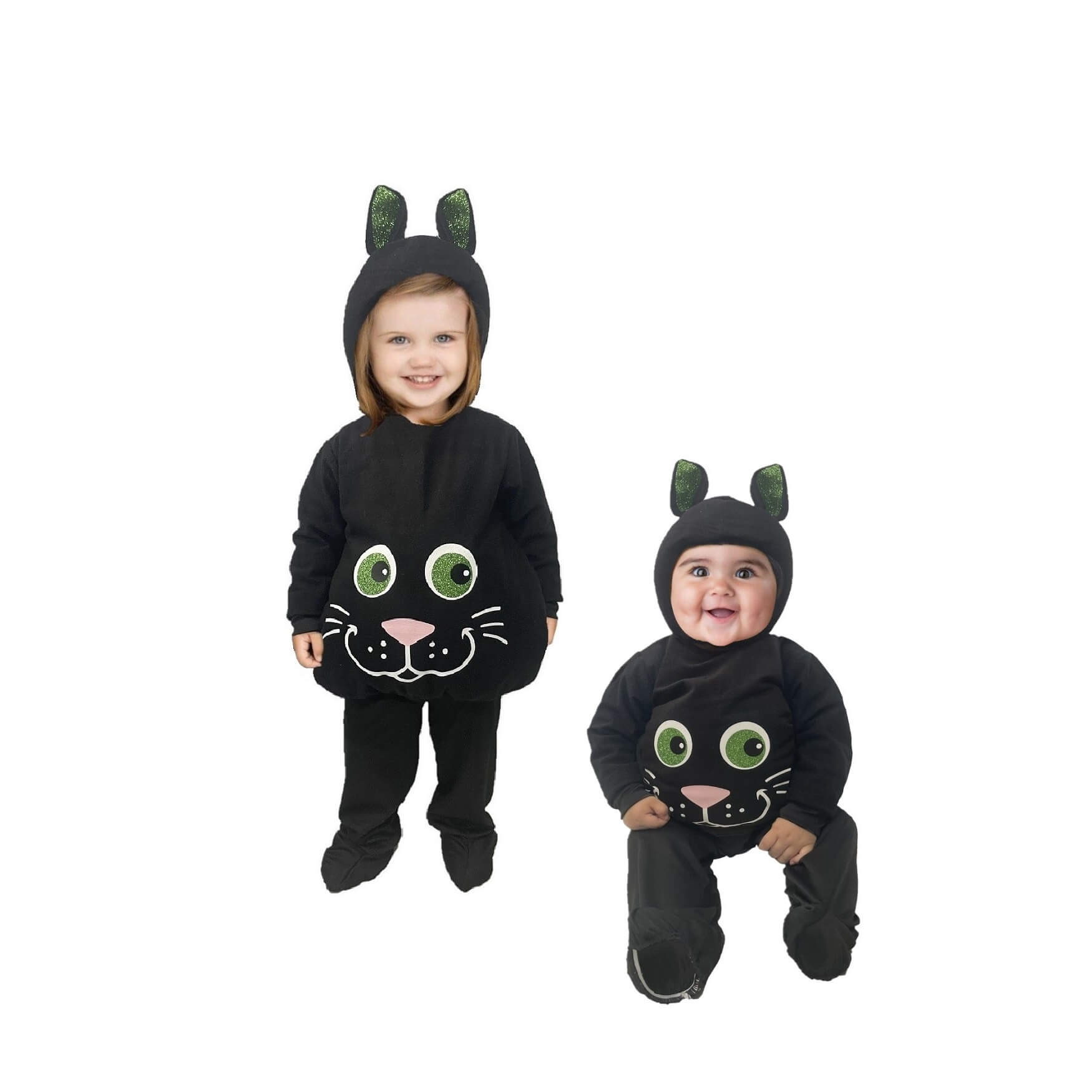 Foto 4 pulgar | Disfraz De Gato - Disfraces Para Halloween Para Bebé, Niñas Y Niños - Traje De Gatito Y Gatita Para Día De Muertos