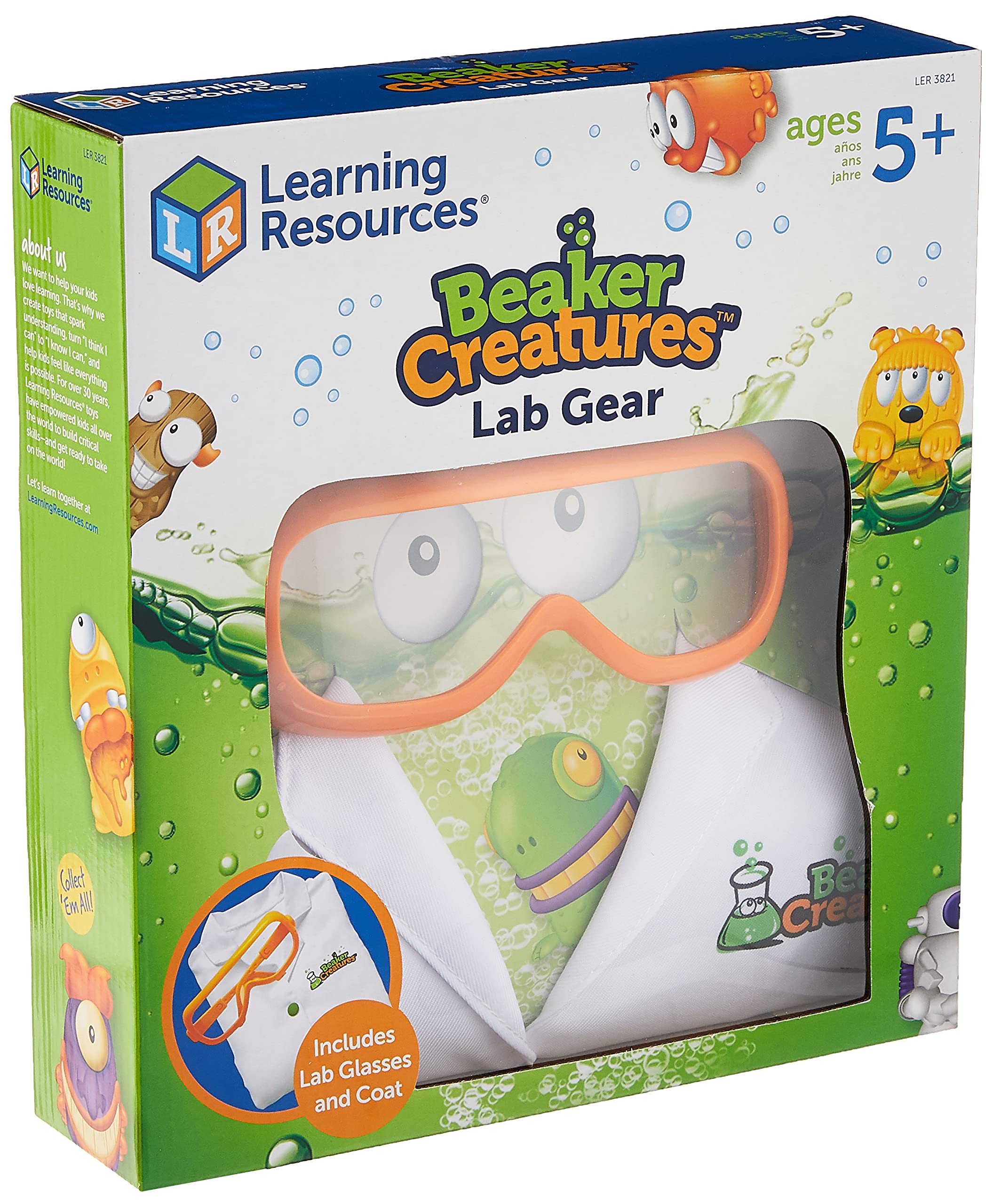 Lab Gear Learning Resources Beaker Creatures, 2 Piezas, Más De 5 Años - Venta Internacional.