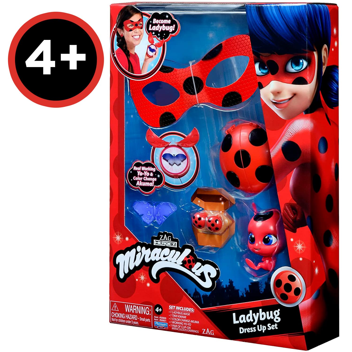 Foto 7 pulgar | Disfraz De Mariquita Milagrosa De Bandai Para Niños - Venta Internacional.