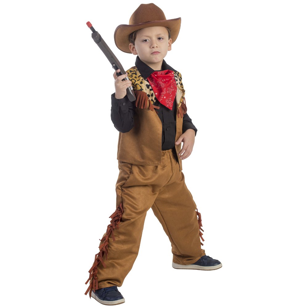 Foto 2 pulgar | Costume Dress Up America Cowboy Para Niños, Chaleco, Pantalones, Bandana - Venta Internacional.