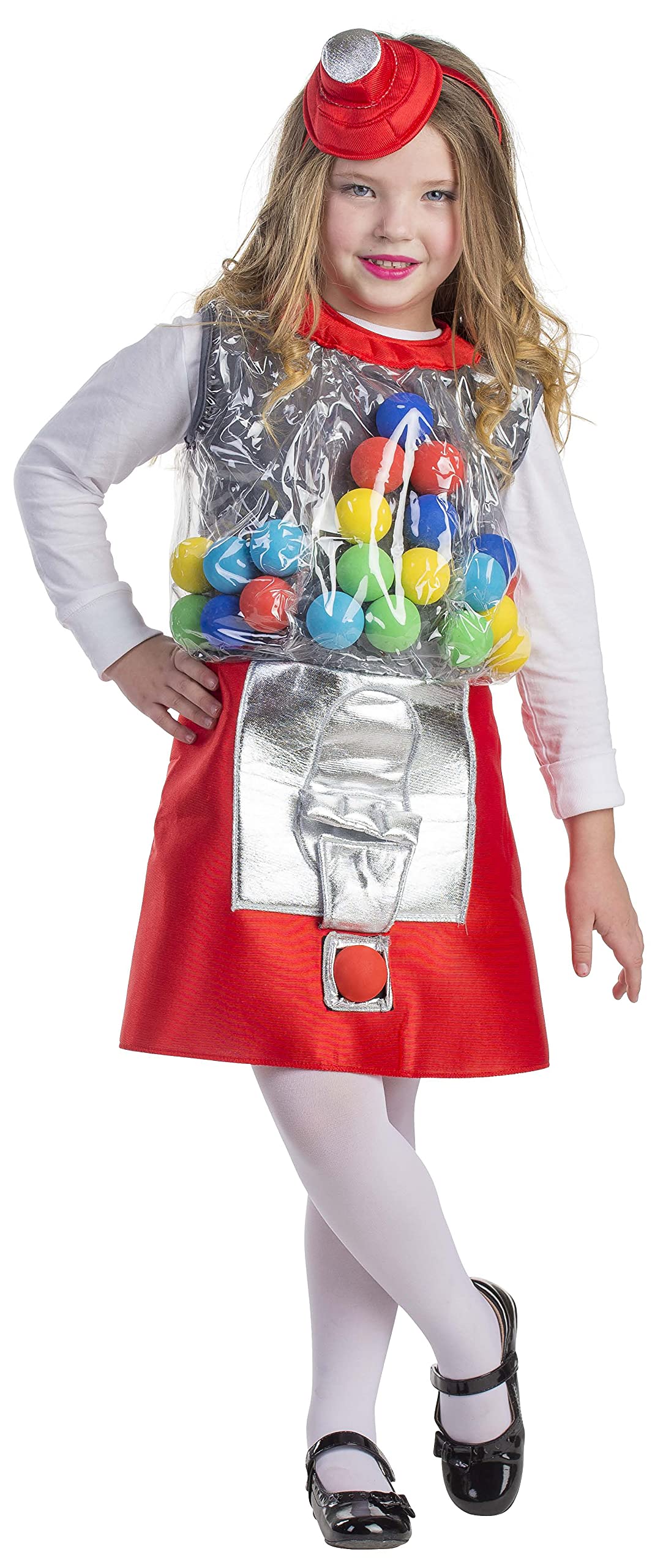 Foto 2 pulgar | Disfraz Dress Up America Gumball Machine Candy Para Niñas Y Niños - Venta Internacional.