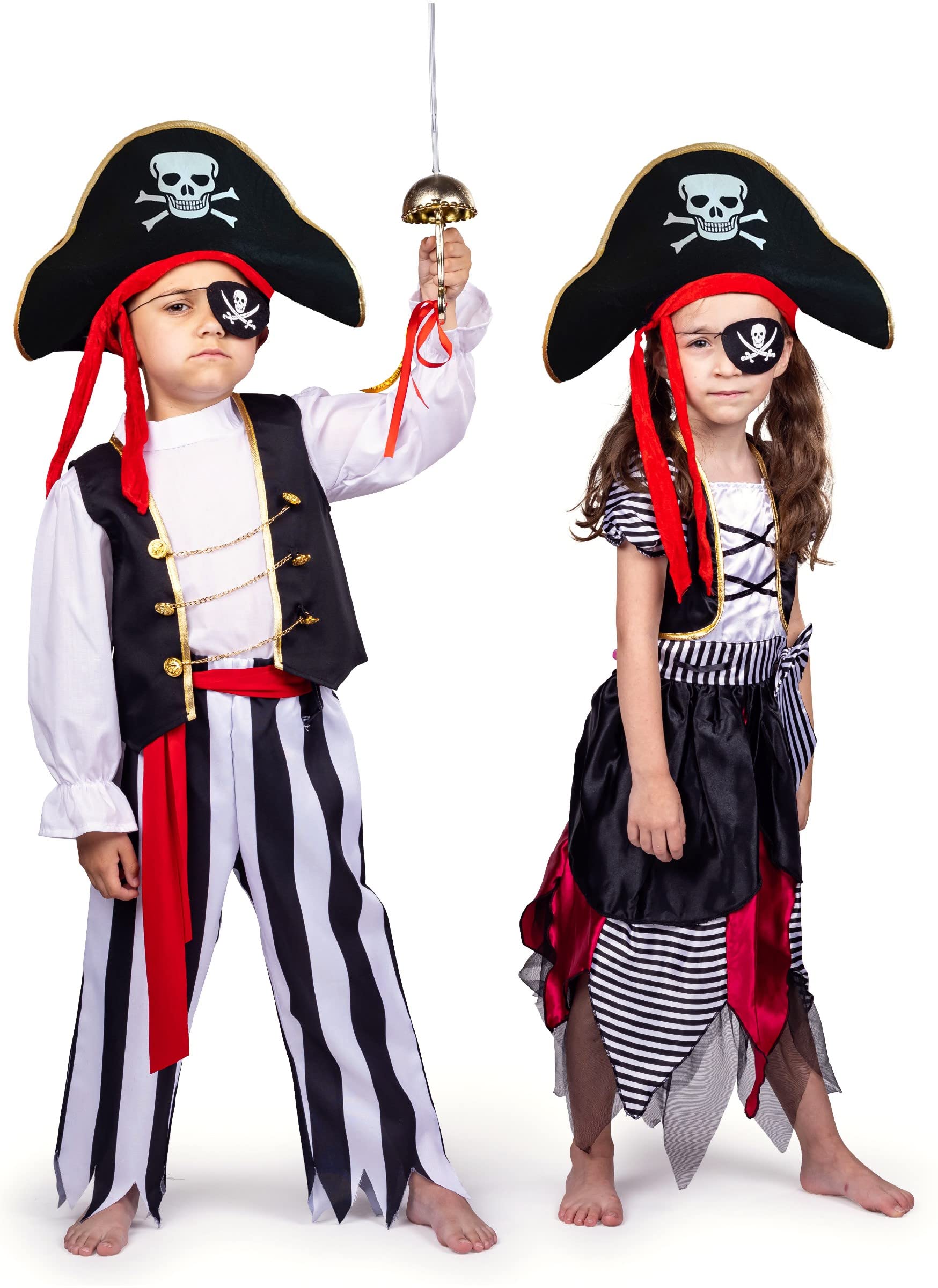 Foto 6 pulgar | Disfraz De Pirata Dress Up America Para Niños Con Blusa, Pantalones Y Más - Venta Internacional.