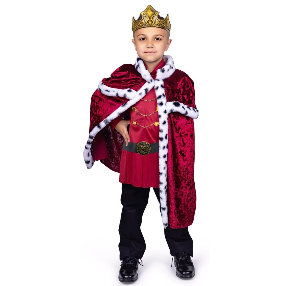 Foto 2 pulgar | Disfraz Dress Up America King Para Niños Regal Prince, Talla L - Venta Internacional.