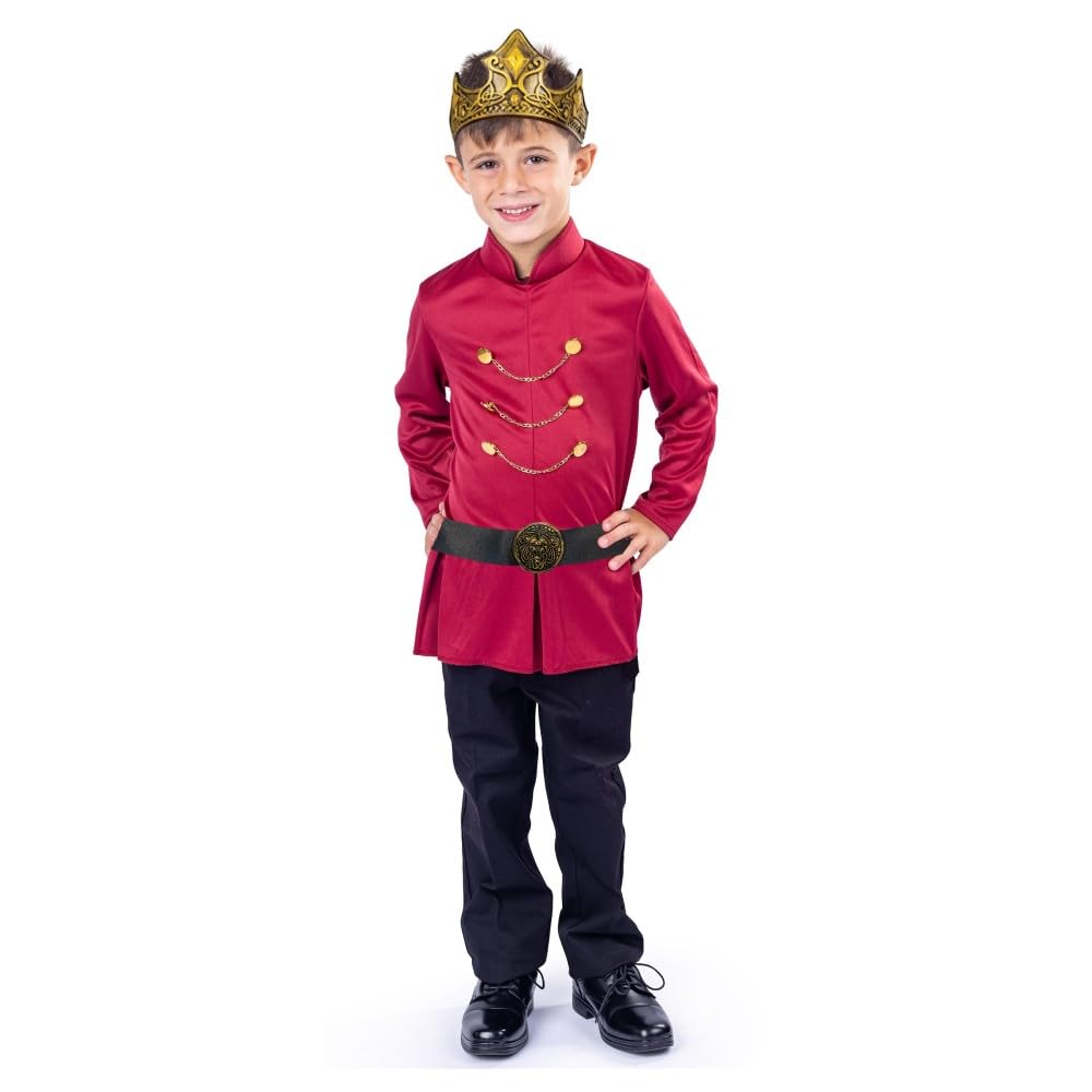 Foto 3 pulgar | Disfraz Dress Up America King Para Niños Regal Prince, Talla L - Venta Internacional.