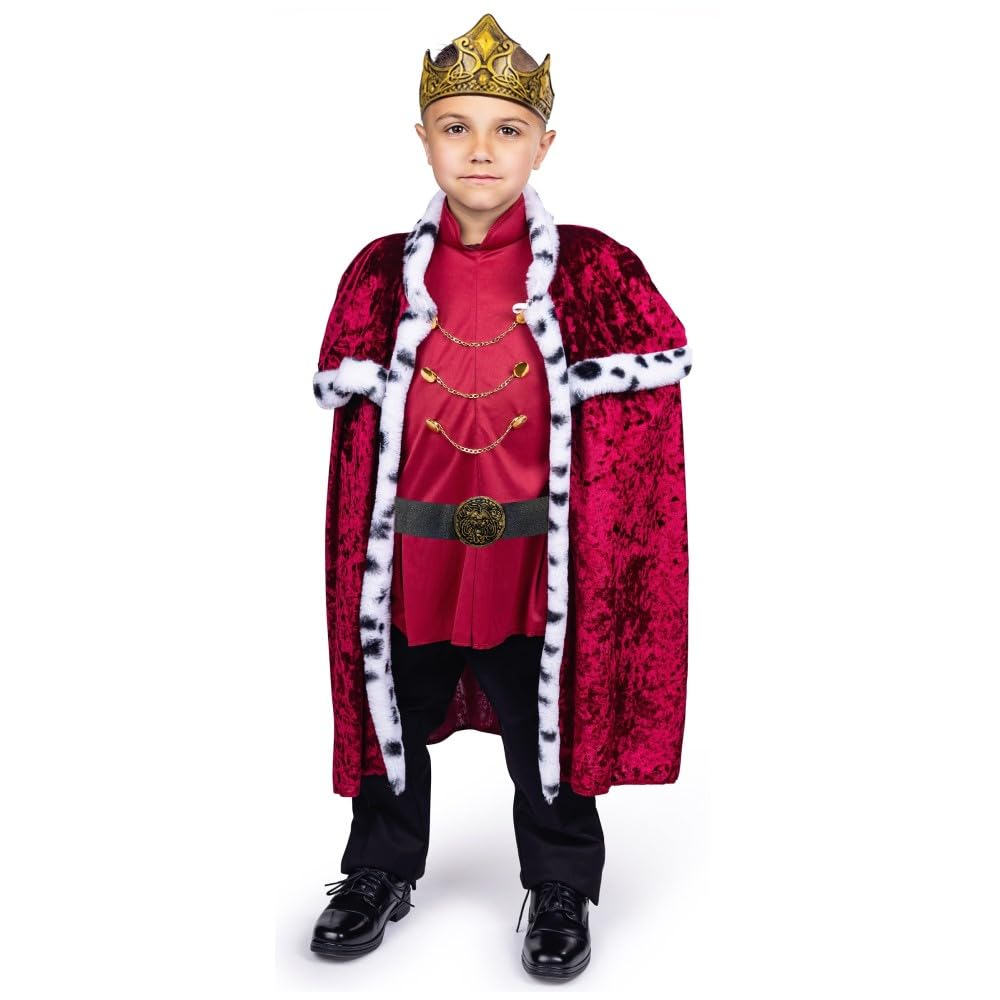 Foto 5 pulgar | Disfraz Dress Up America King Para Niños Regal Prince, Talla L - Venta Internacional.