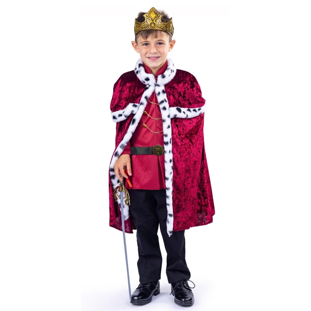 Foto 6 pulgar | Disfraz Dress Up America King Para Niños Regal Prince, Talla L - Venta Internacional.