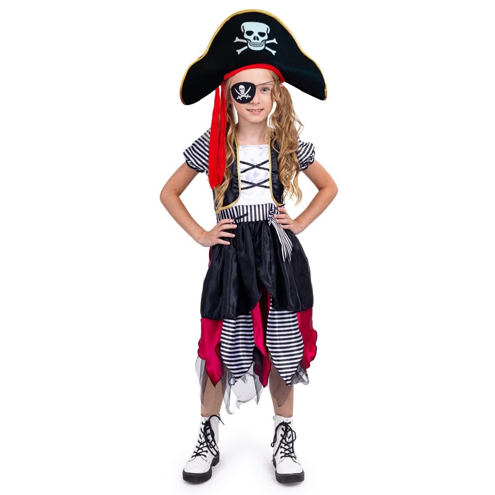 Foto 1 | Disfraz De Pirata Bucanero Estadounidense Para Niños Y Niñas Con Accesorios - Venta Internacional.