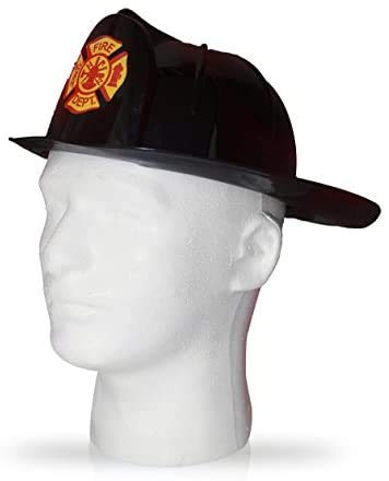 Foto 5 pulgar | Casco De Bombero Dress Up America Fireman Para Adulto, Negro - Venta Internacional.