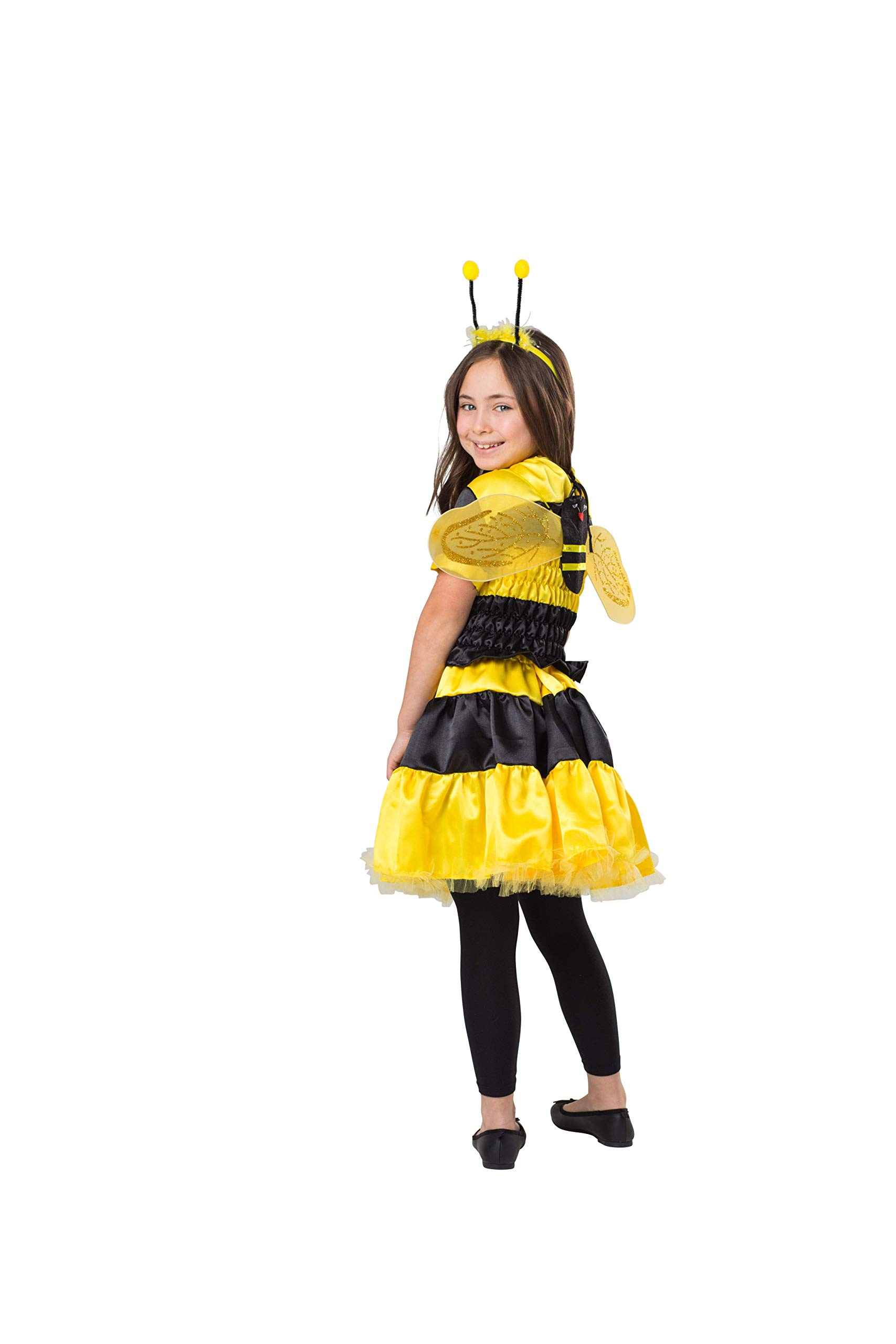 Foto 4 pulgar | Disfraz Dress Up America Bumblebee Para Niñas Queen Bee S - Venta Internacional.