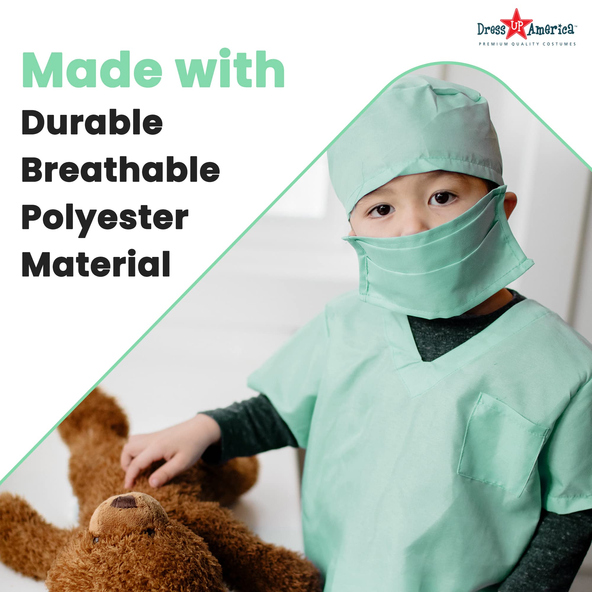 Foto 6 pulgar | Costume Dress Up America Doctor Scrubs Para Niños - Venta Internacional.
