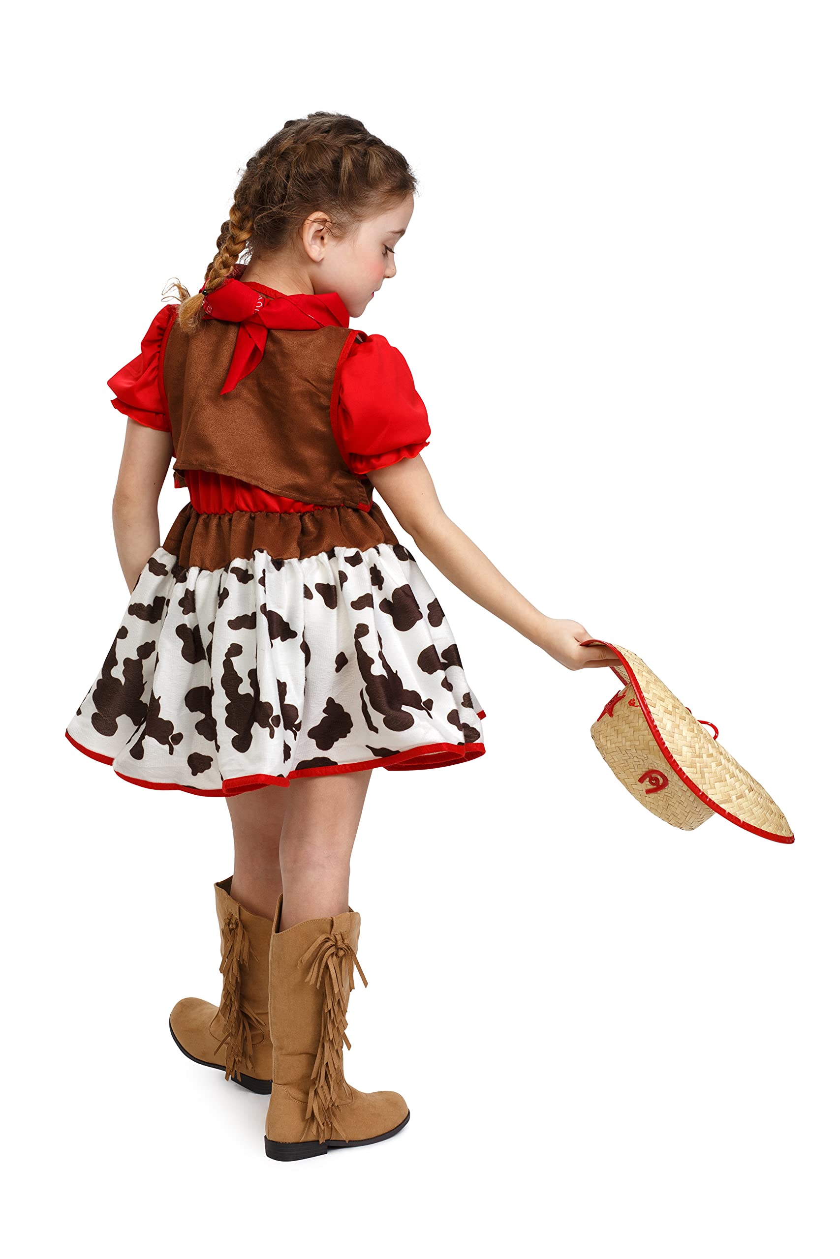 Foto 2 | Disfraz De Vaquera Dress Up America Wild West Para Niños - Venta Internacional.