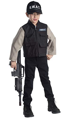 Set De Juegos De Simulación Para Niños Costume Dress-up America Swat - Venta Internacional.