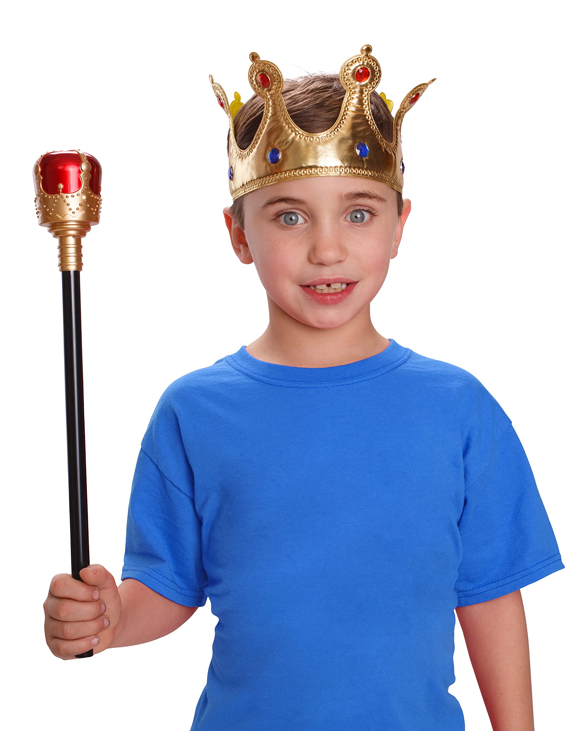 Foto 5 pulgar | Set De Accesorios Dress Up America Crown Para Niños - Dorado - Venta Internacional.