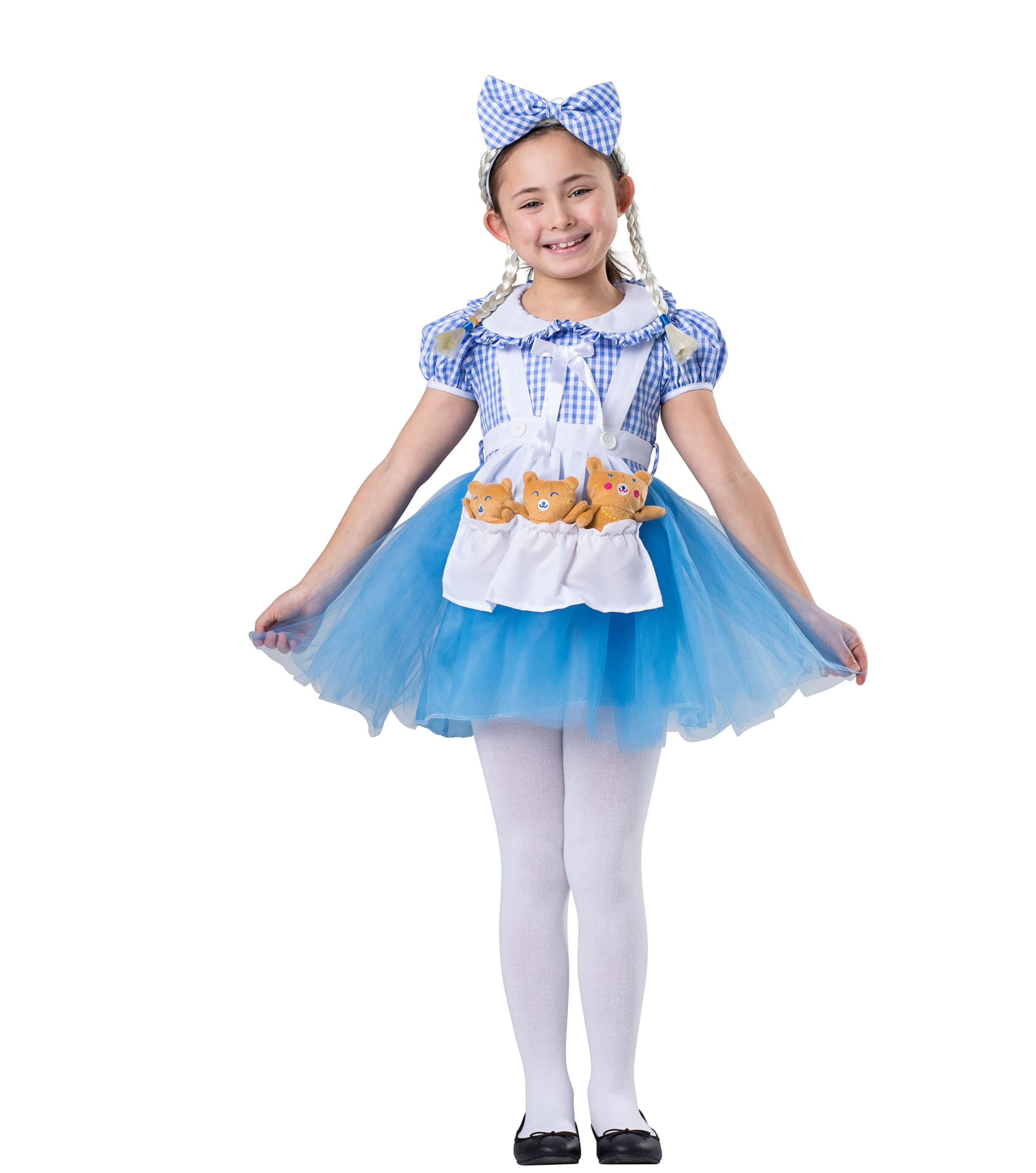 Foto 2 pulgar | Disfraz Dress Up America Goldilocks Para Niñas Con 3 Osos - Venta Internacional.