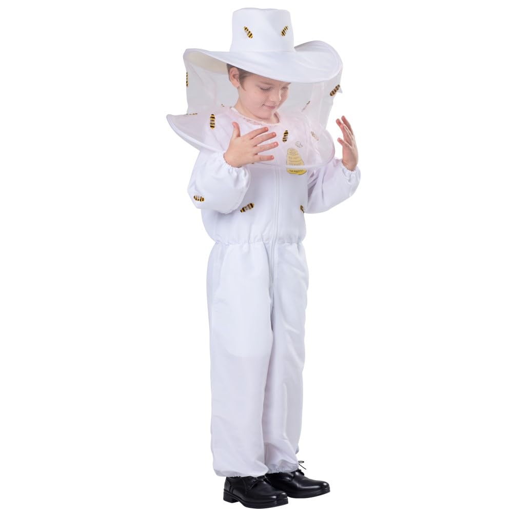 Foto 3 | Disfraz De Apicultor Dress Up America Para Niños Con Mono Y Sombrero - Venta Internacional.