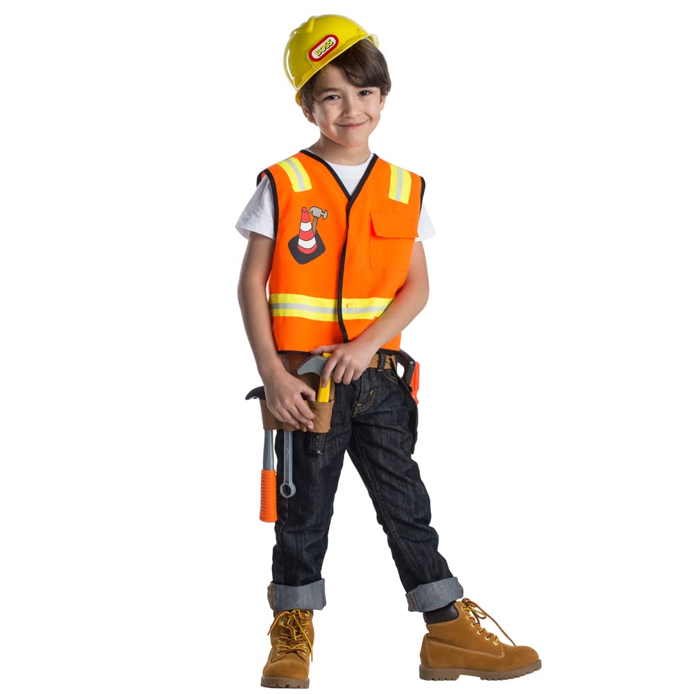 Disfraz De Obrero De La Construcción Para Niños Dress Up America - Venta Internacional.