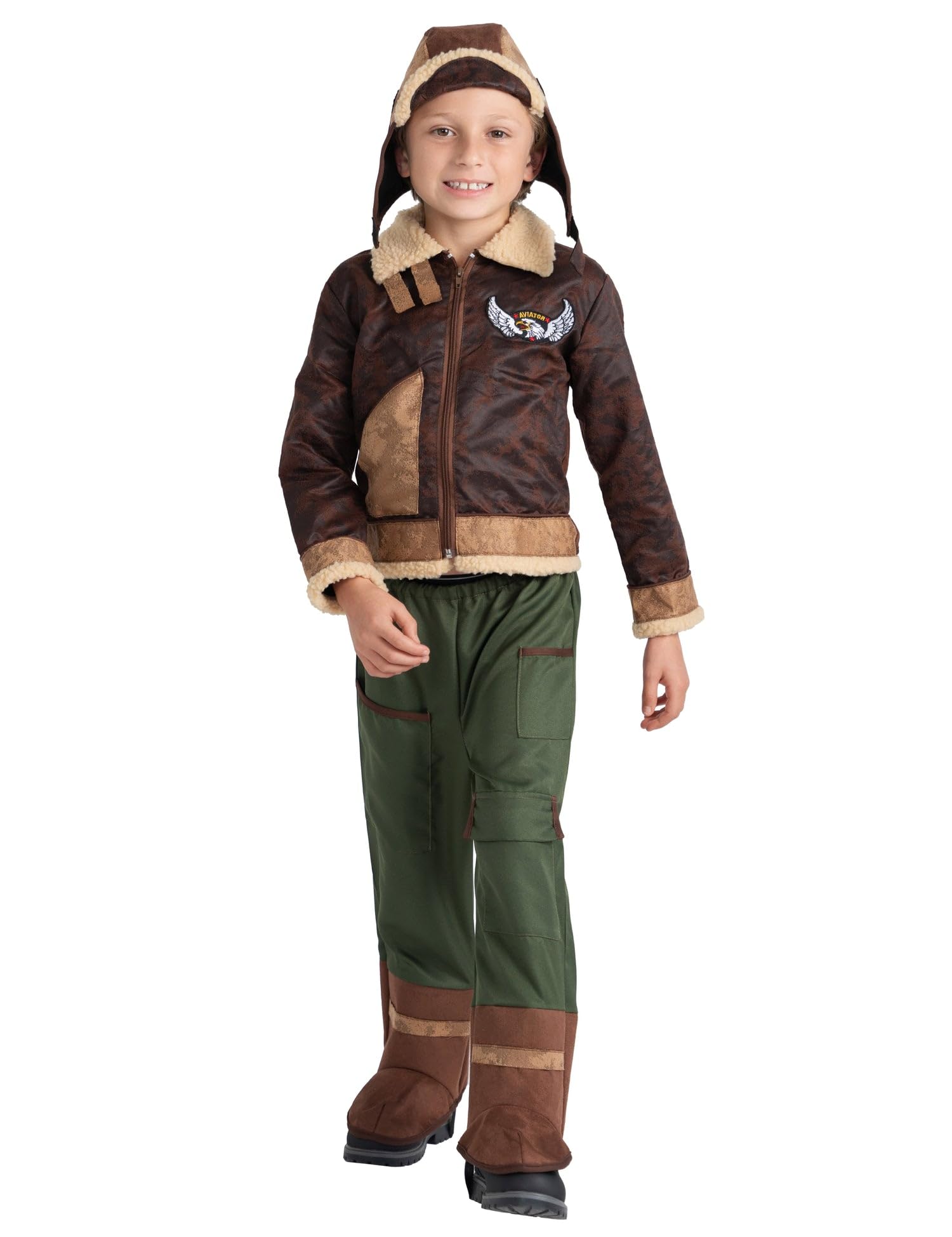 Disfraz De Aviador, Piloto De Caza Americano, Unisex, Para Niños - Venta Internacional.