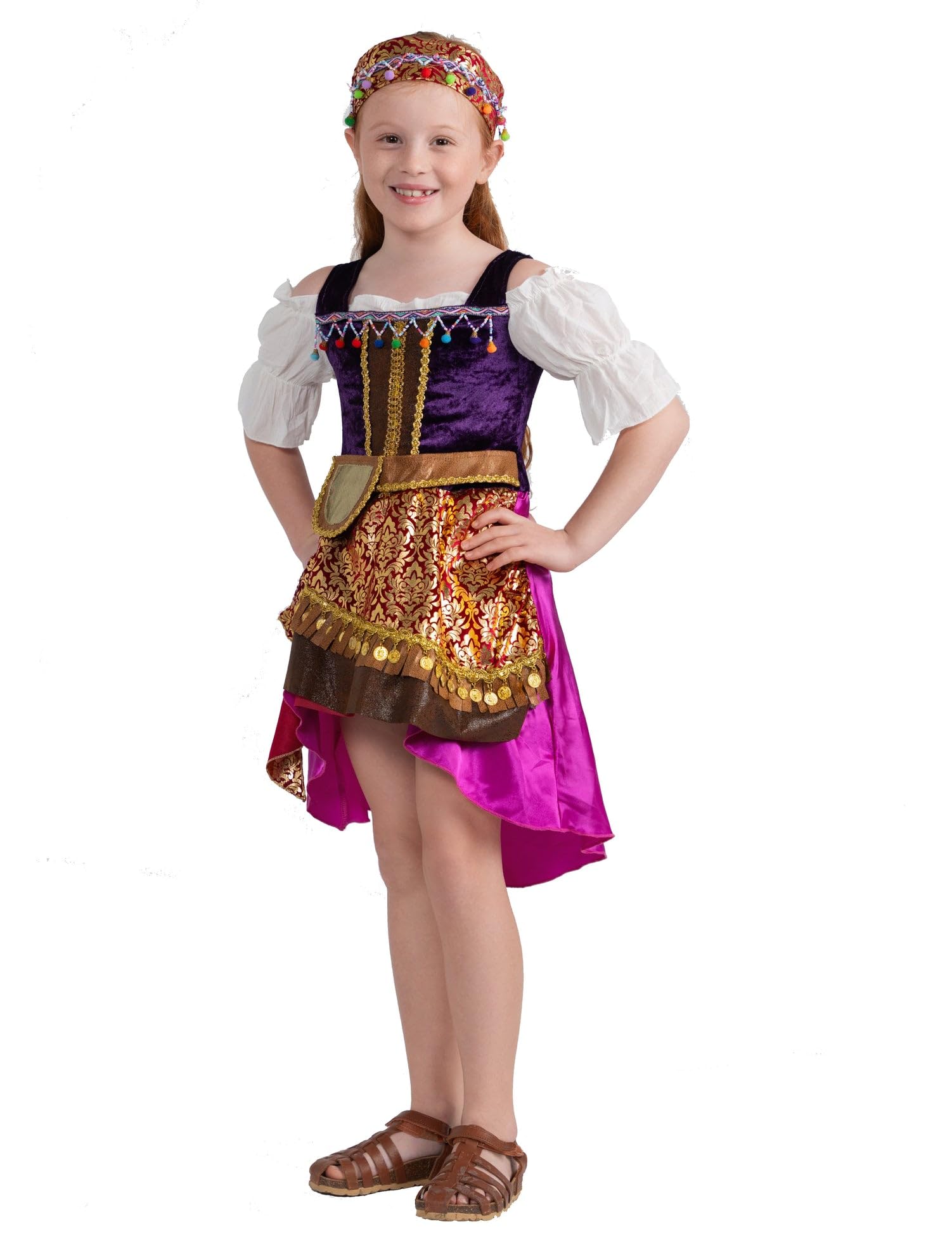 Foto 2 pulgar | Disfraz Dress Up America Gypsy Fortune Teller Para Niñas - Venta Internacional.