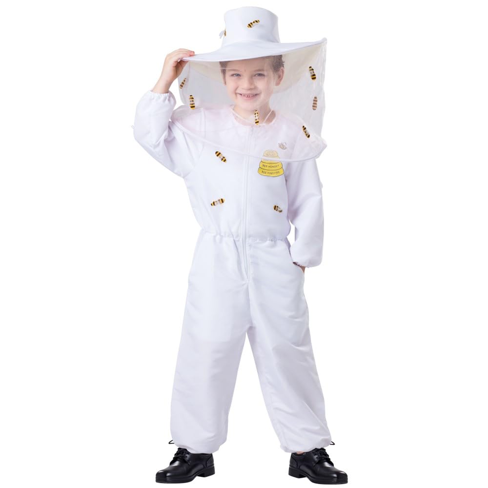 Foto 2 pulgar | Disfraz De Apicultor Dress Up America Para Niños Con Mono Y Sombrero - Venta Internacional.