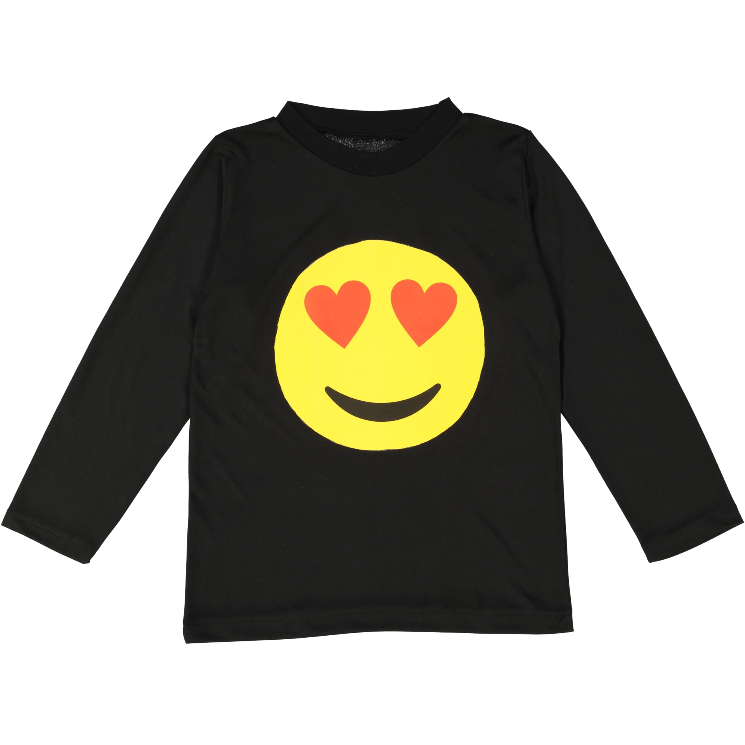 Foto 2 pulgar | Camiseta Dress Up America Smiling Heart Face Para Niños, Color Negro - Venta Internacional.