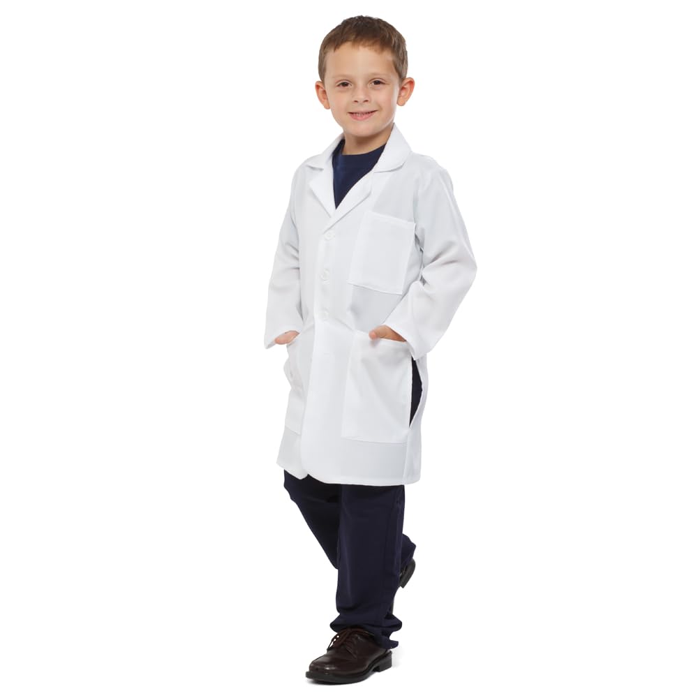 Bata De Laboratorio Dress Up America Kids, Unisex, Talla S, 4-6 - Venta Internacional.