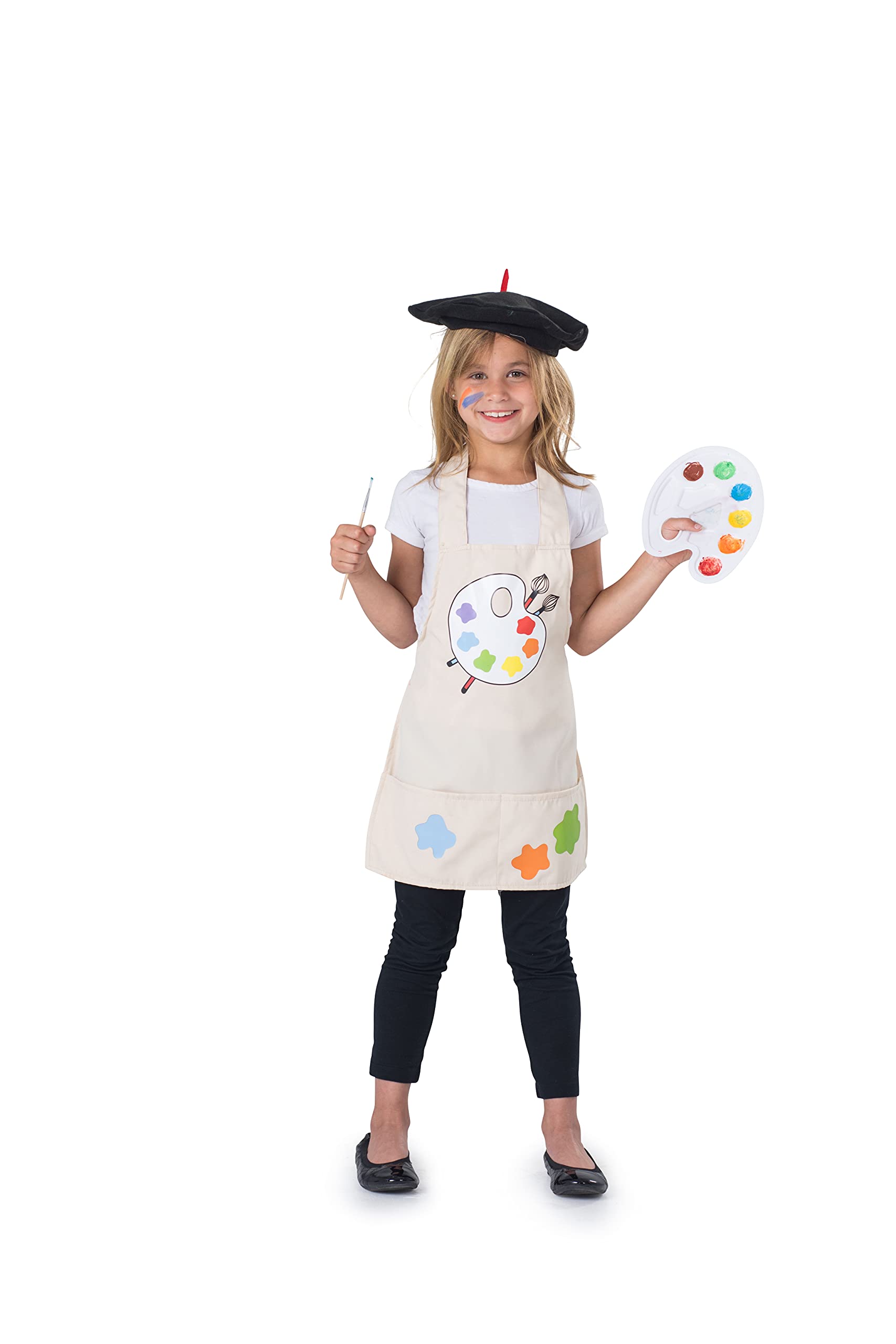 Foto 2 pulgar | Disfraz De Artista De Dress Up America Para Niños Con Boina (tamaño Mediano) - Venta Internacional.