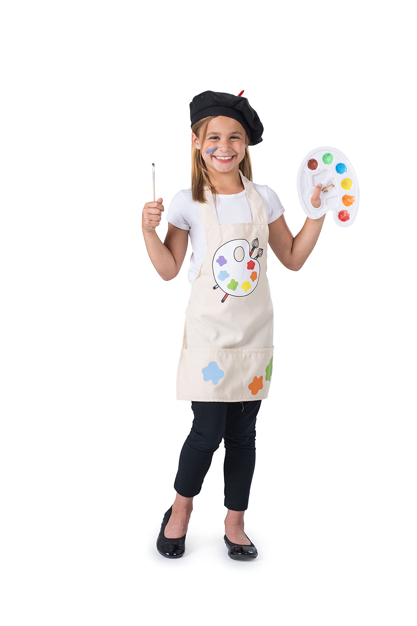 Foto 3 pulgar | Disfraz De Artista De Dress Up America Para Niños Con Boina (tamaño Mediano) - Venta Internacional.