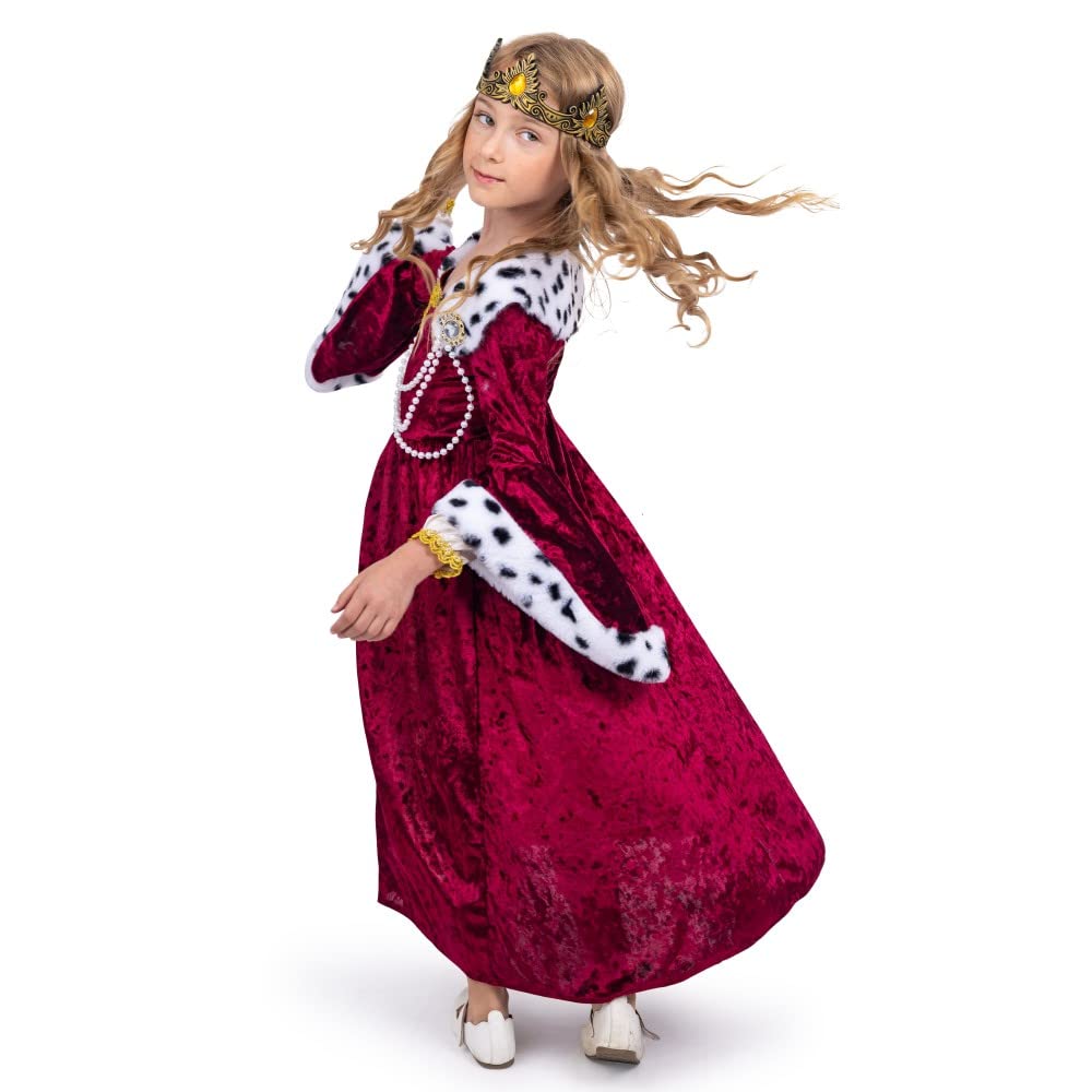 Foto 4 | Disfraz De American Queen Para Niñas, Estilo Renacentista - Venta Internacional.