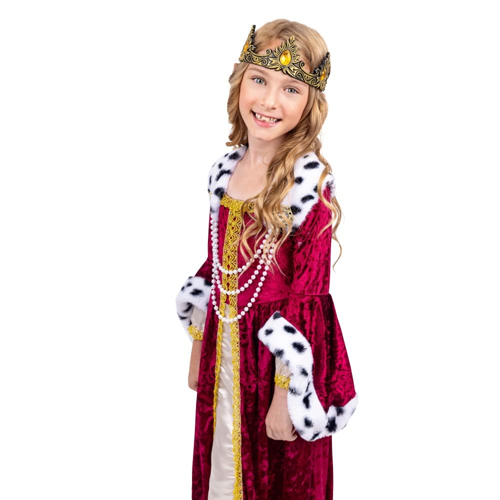 Foto 6 | Disfraz De American Queen Para Niñas, Estilo Renacentista - Venta Internacional.