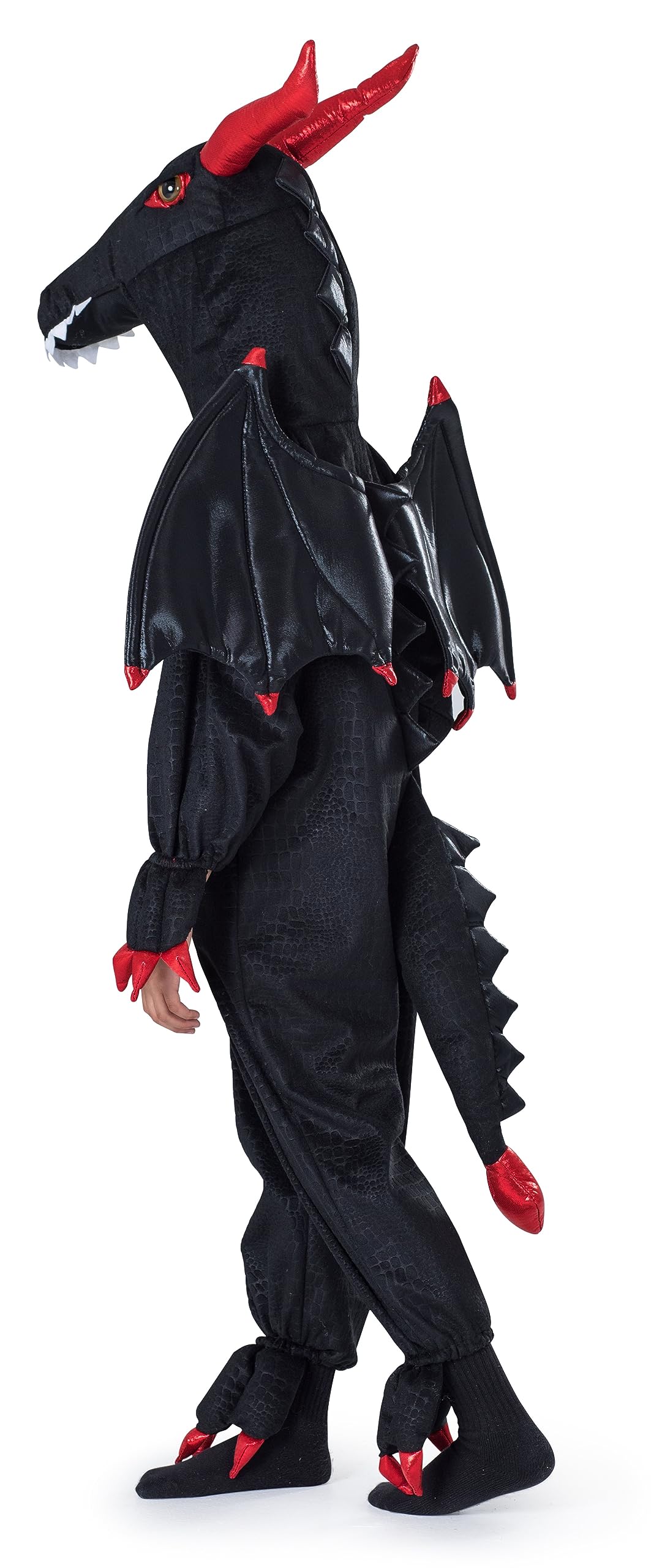 Foto 2 | Disfraz De Dragón Americano Para Niños, Color Negro (tamaño Mediano) - Venta Internacional.