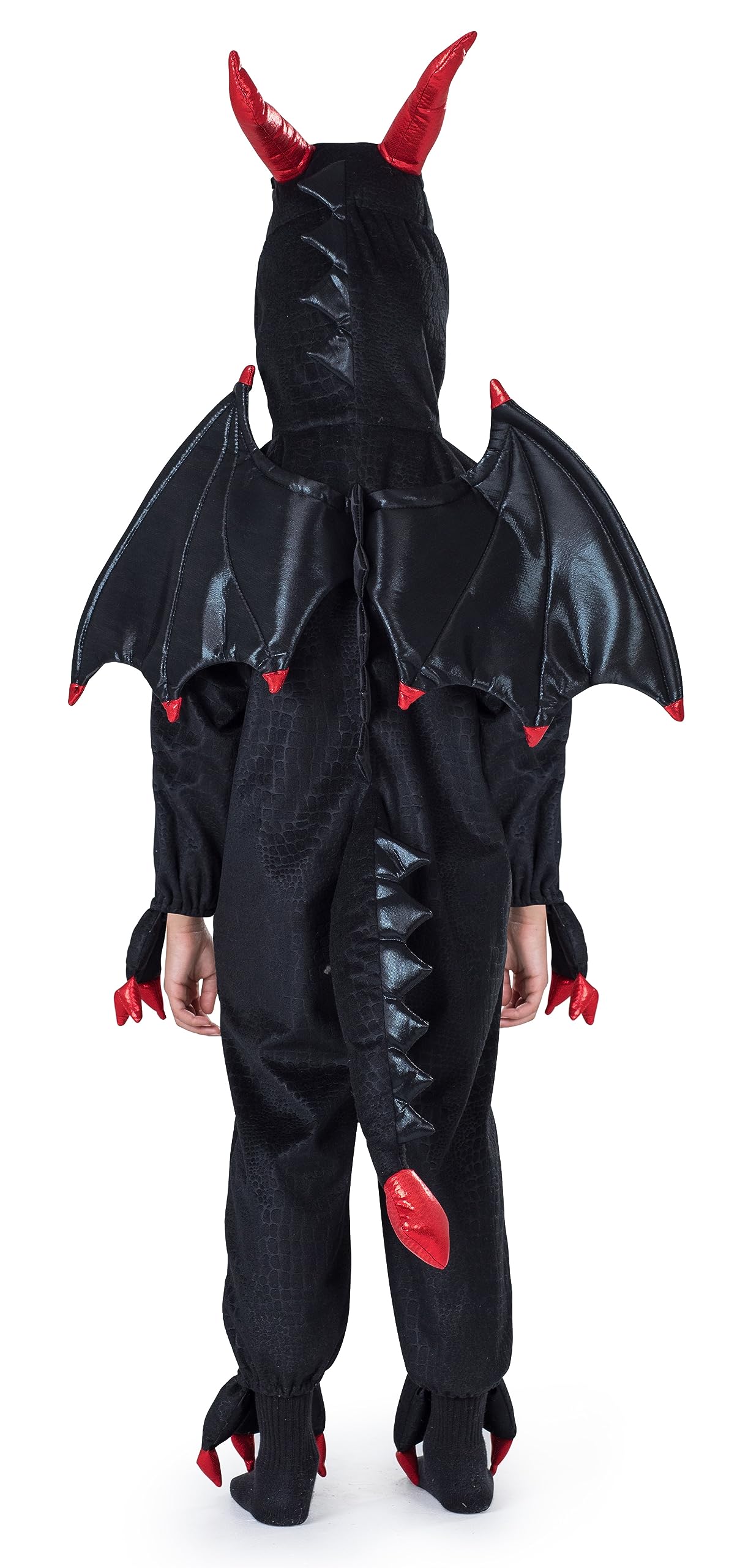 Foto 4 pulgar | Disfraz De Dragón Americano Para Niños, Color Negro (tamaño Mediano) - Venta Internacional.