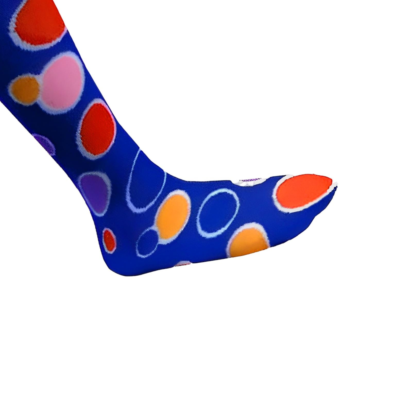 Foto 3 pulgar | Calcetines Hasta La Rodilla Para Disfraz De Dress Up America Para Niños Y Adultos, Lunares Azules - Venta Internacional