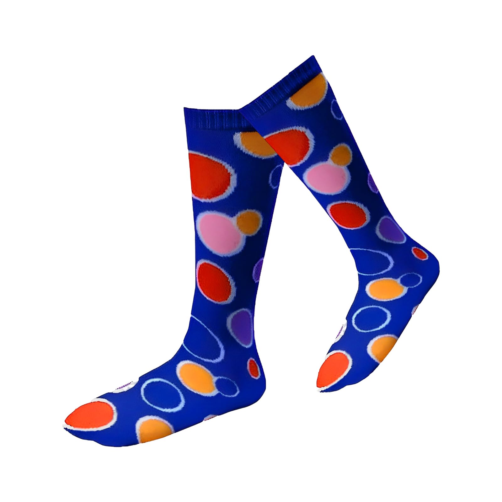 Foto 3 | Calcetines Hasta La Rodilla Para Disfraz De Dress Up America Para Niños Y Adultos, Lunares Azules - Venta Internacional