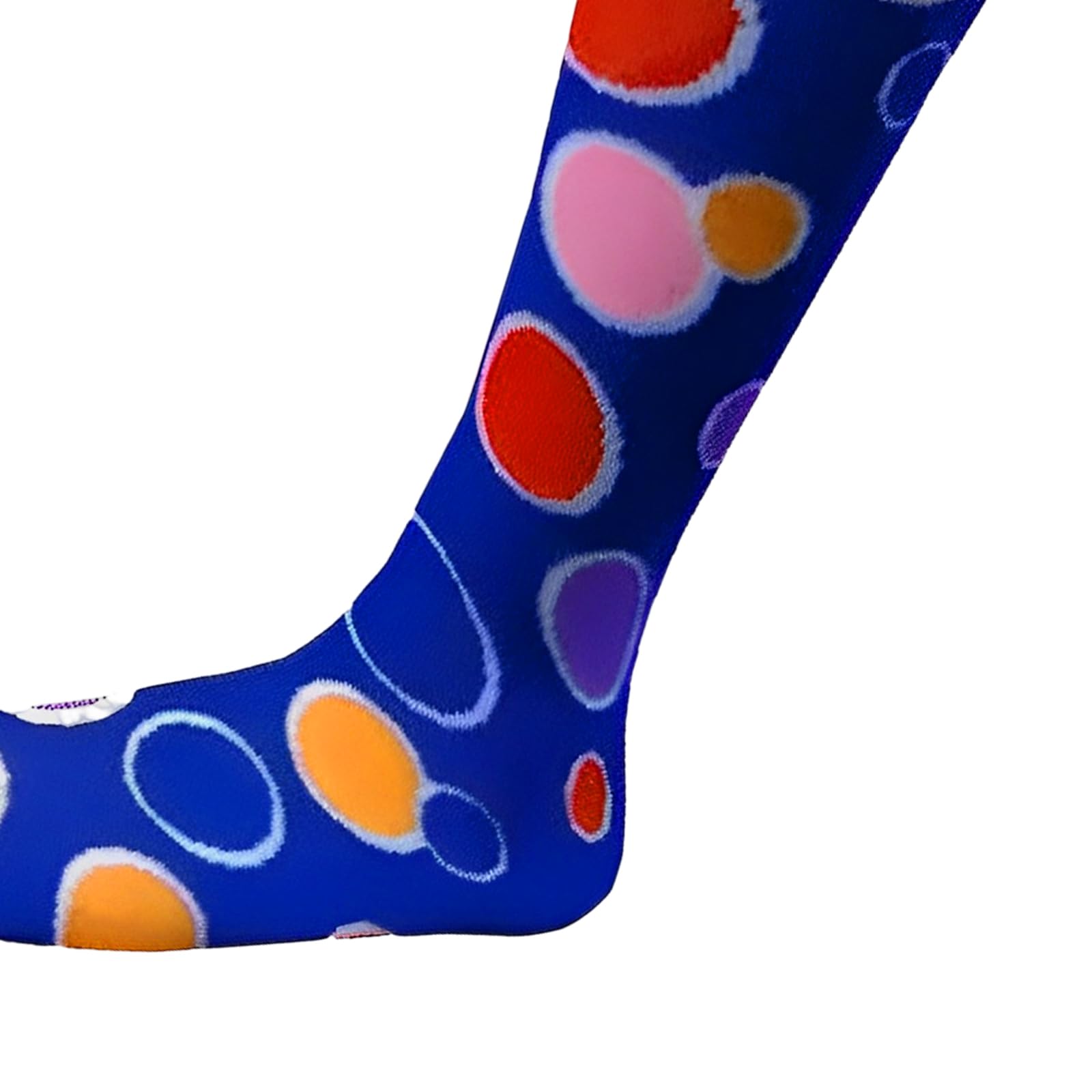 Foto 5 pulgar | Calcetines Hasta La Rodilla Para Disfraz De Dress Up America Para Niños Y Adultos, Lunares Azules - Venta Internacional