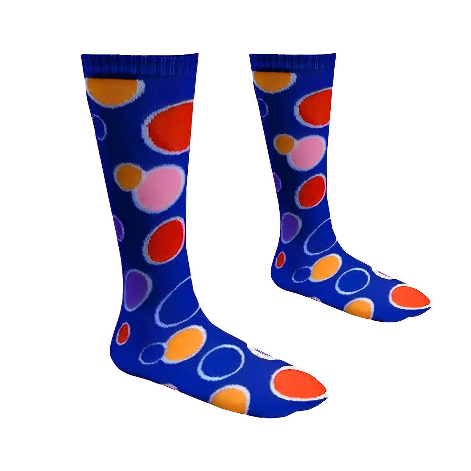 Foto 8 pulgar | Calcetines Hasta La Rodilla Para Disfraz De Dress Up America Para Niños Y Adultos, Lunares Azules - Venta Internacional