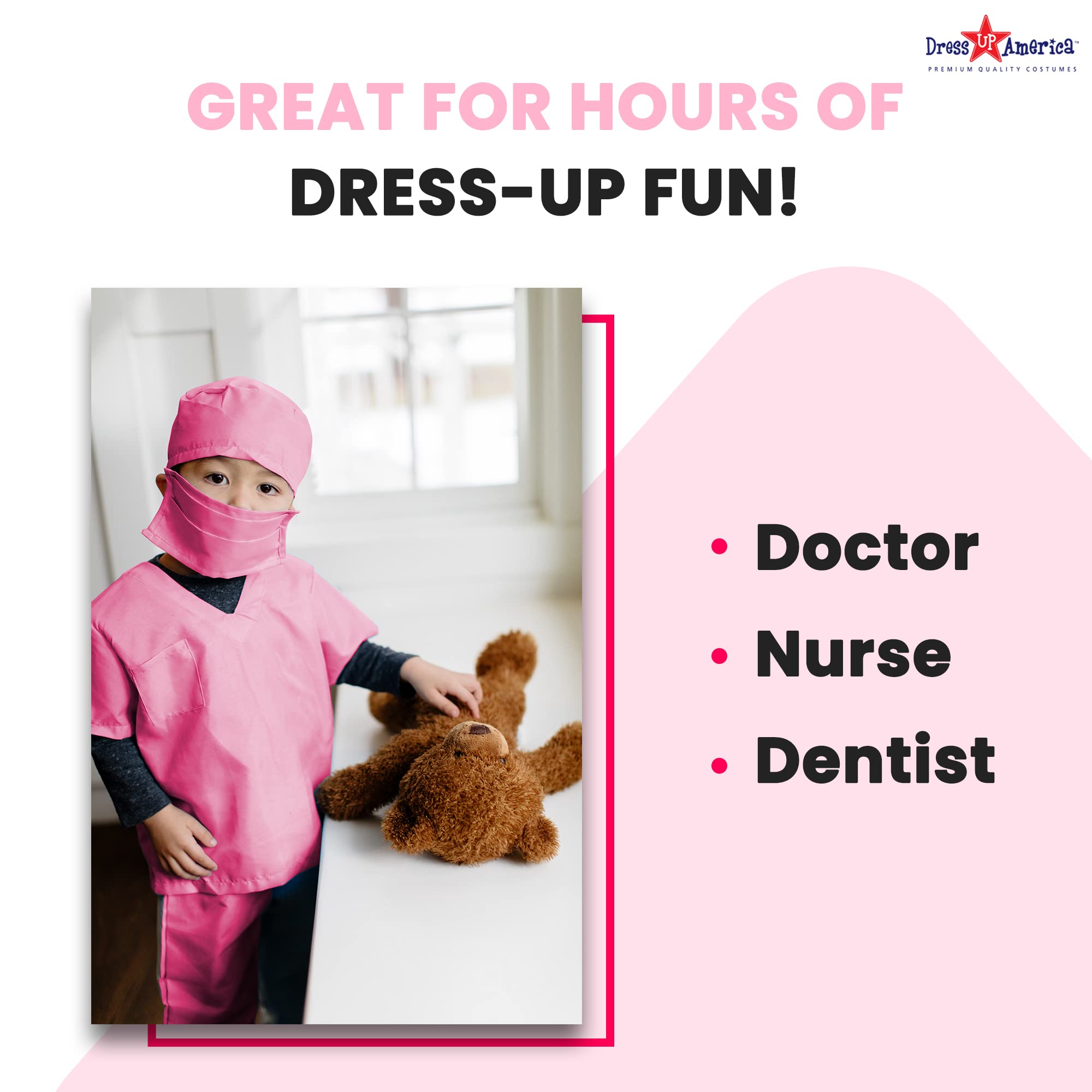 Foto 7 pulgar | Costume Dress Up America Doctor Scrubs Para Niños - Venta Internacional.