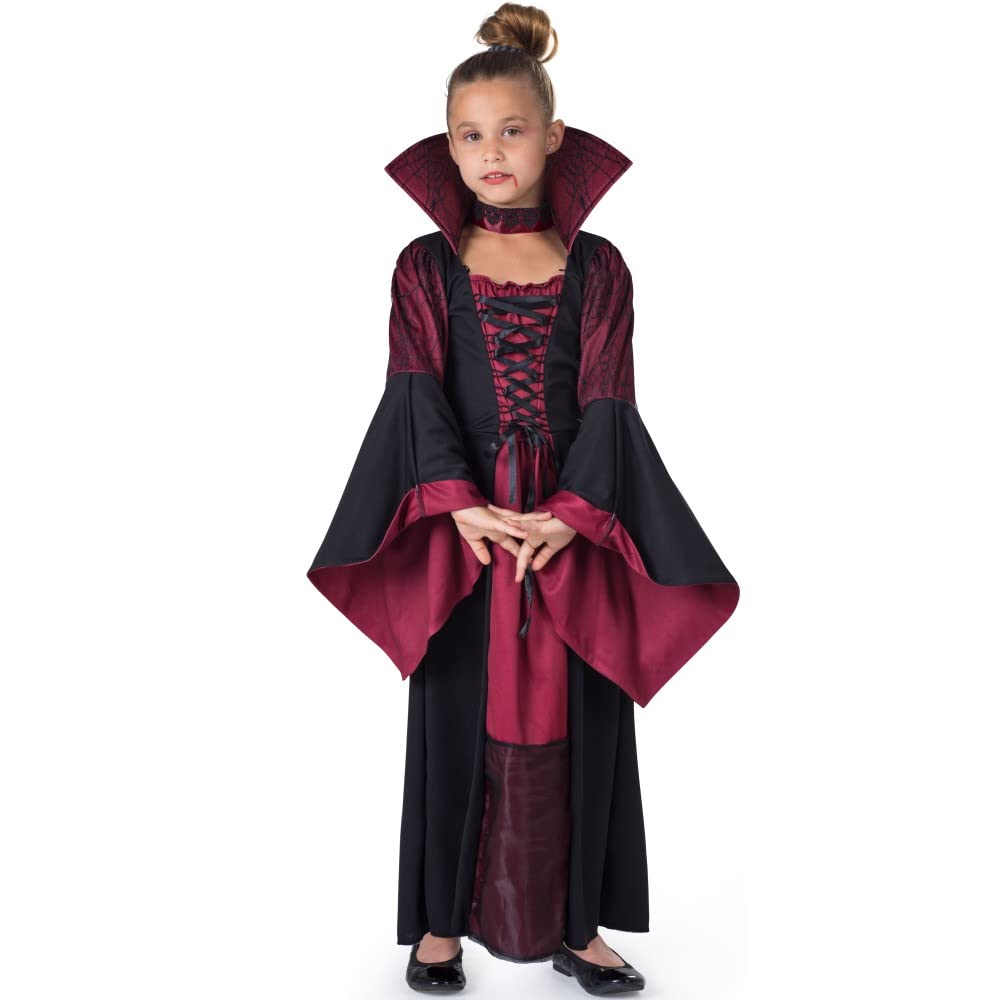 Foto 3 pulgar | Disfraz De Vampiresa De Dress Up America Para Niños Para Halloween - Venta Internacional.