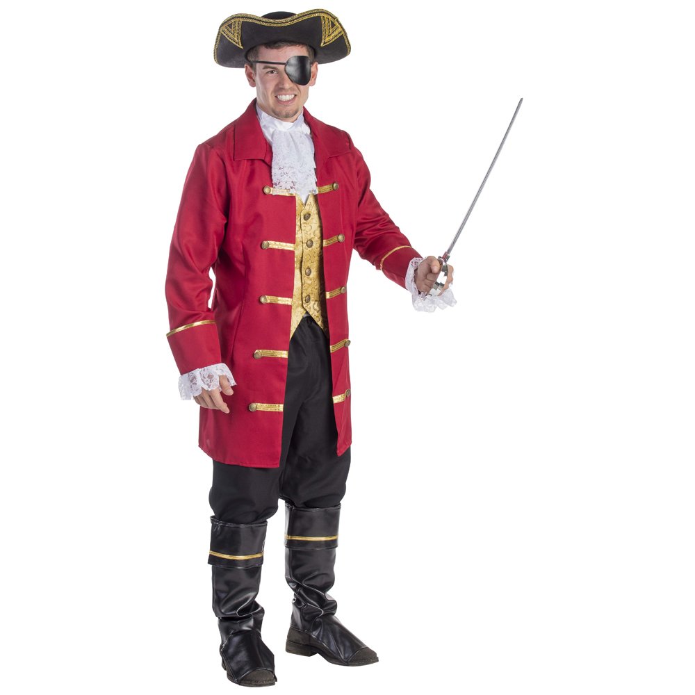 Disfraz De Capitán Pirata De Élite De Estados Unidos Para Hombre - Venta Internacional.