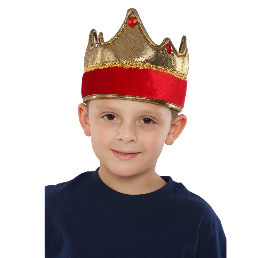 Disfraz De Príncipe Real De Crown Dress Up America Kings Para Niños - Venta Internacional.