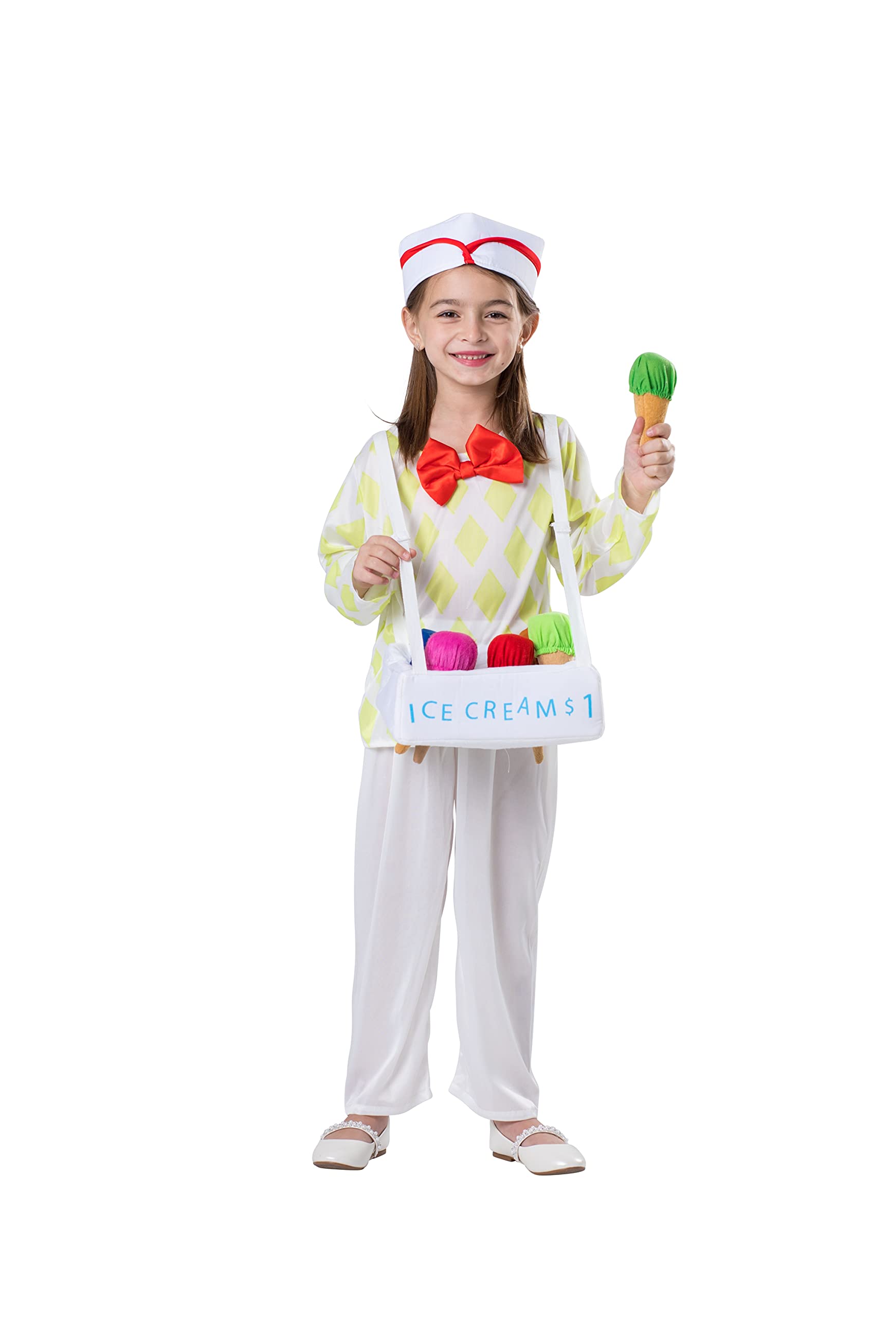 Foto 4 pulgar | Vendedor De Helados Costume Dress Up America Para Niños Con Accesorios - Venta Internacional.