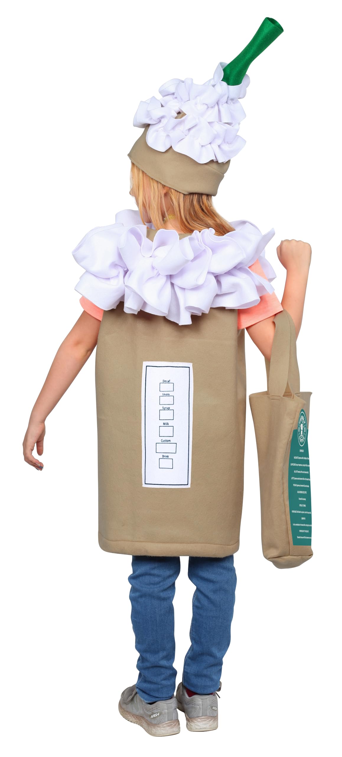 Foto 4 pulgar | Costume Dress Up America Coffee Para Niños, Capuchino, Frappuccino/café Con Leche - Venta Internacional.